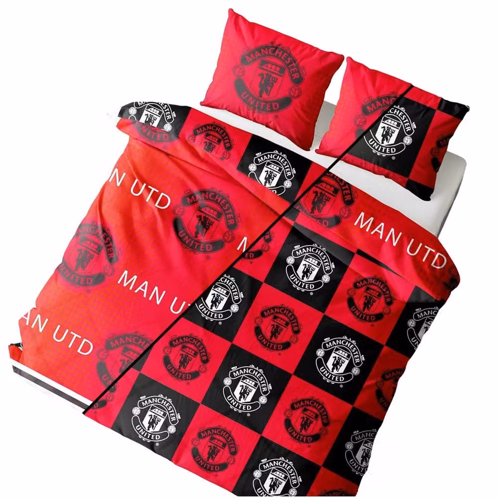 Manchester United FC Honour Reversible Duvet Set and Pillowcase in Red, W: 140 cm, L: 200 cm – 3