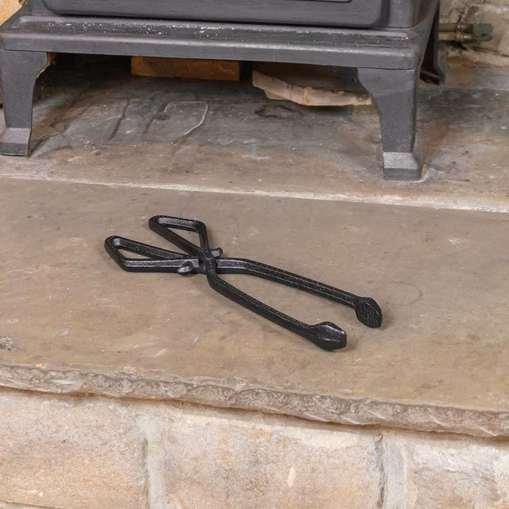 JVL Longford Fireside Tongs in Black for Fireplaces and Log Burners – 4