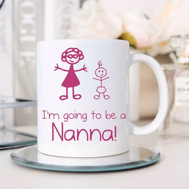 60 Second Makeover I'm Going to Be a Nanna Ceramic Mug in White – 1
