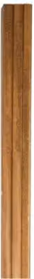 Mobilane Rectangular Wooden Hedging Screen Post in Green or Brown, Height: 360 cm