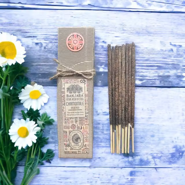 KDMD Ritual Chamomile Resin on Stick in Dark Brown
