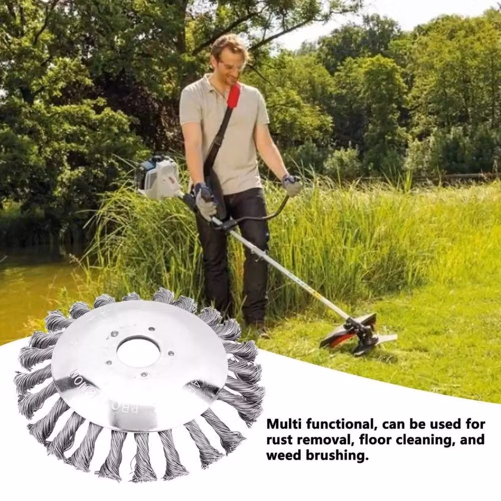 SPETLEK Silver Grass Strimmer Head Mower and Weed Brush Cutter – 5