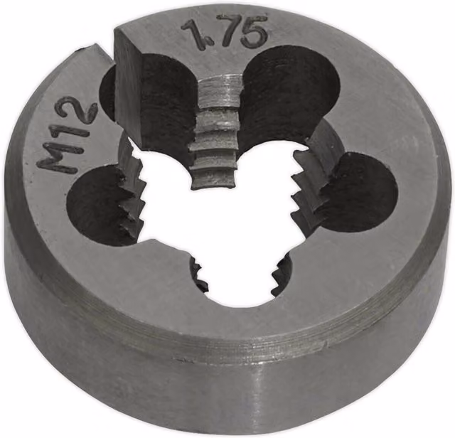 Loops M12 x 1.75mm Metric Split Die in Silver Steel with Case