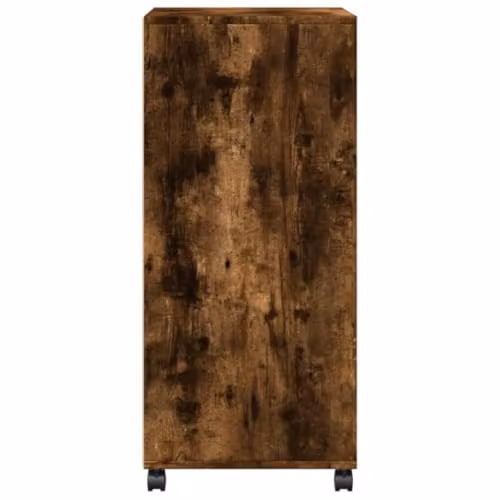 vidaXL Rolling Cabinet in Brown Smoked Oak, W/D/H: 55 x 40 x 91 cm – 5