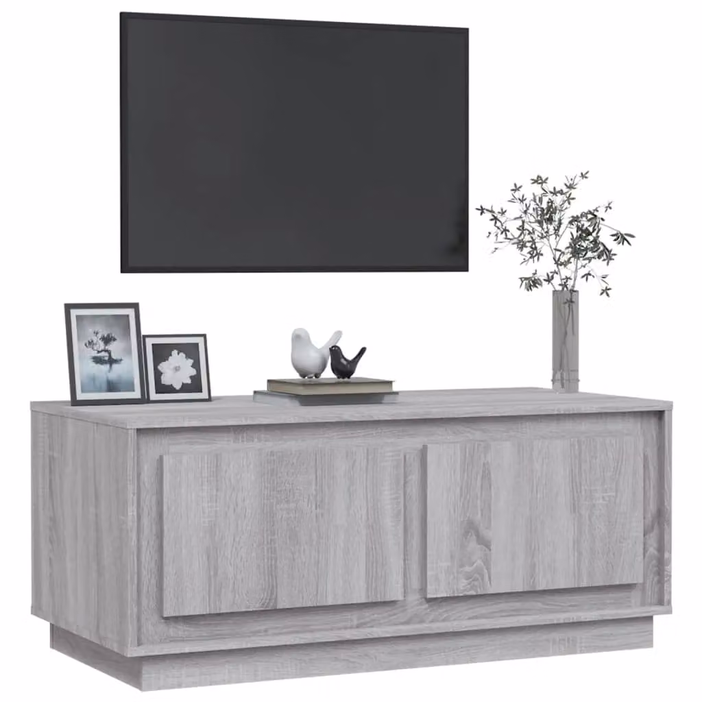 Berkfield Home Grey Sonoma Coffee Table in Engineered Wood, W: 102 cm, D: 50 cm, H: 44 cm – 3