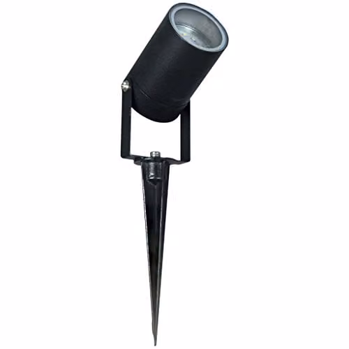 Luxform Lighting Onyx Black Garden Spotlight with Ground Spike – 1