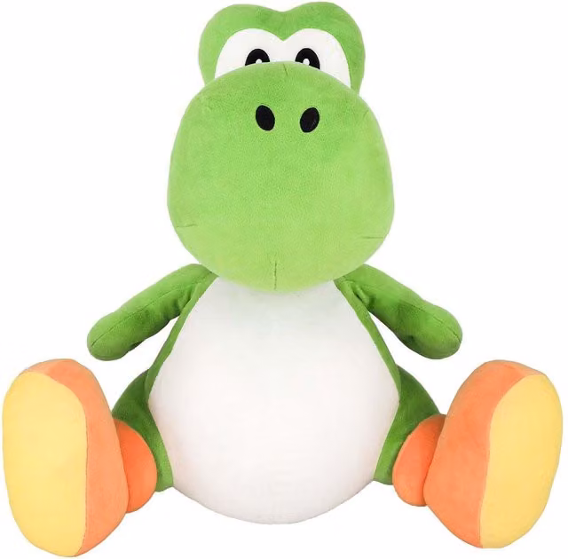Nintendo Super Mario Yoshi Large Green Plush Dino Character