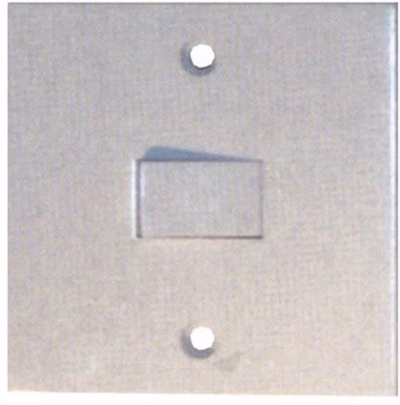 McAlpine Single White Plastic Switch