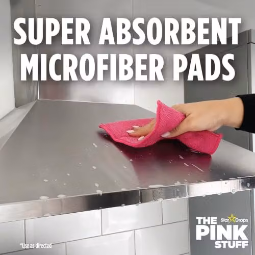 Stardrops The Pink Stuff Miracle Microfibre Pad Collection, Pink – 3