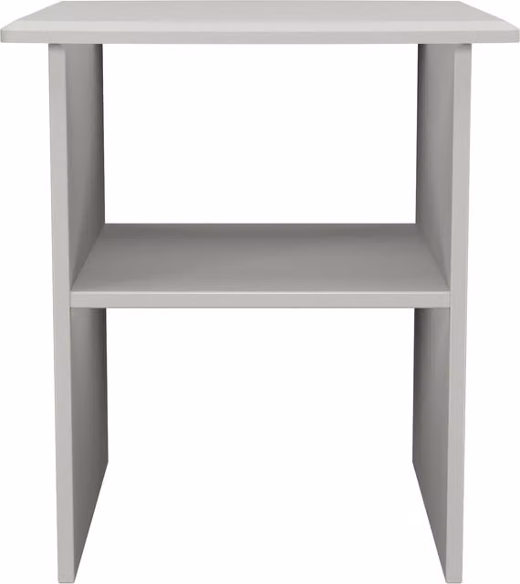 Knightsbridge Modern Lamp Table in Grey Matt
