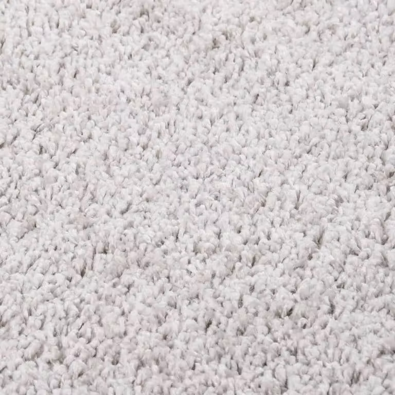 Berkfield Home Shaggy Round Rug in Grey, Diameter: 100 cm