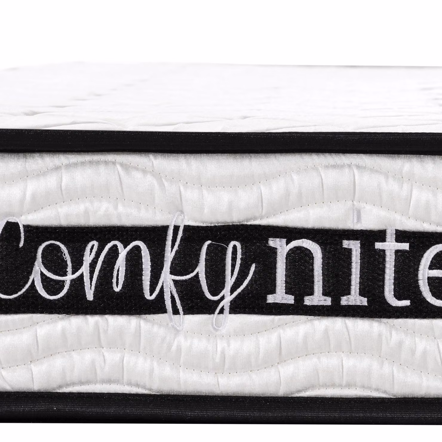 Home Source Bonnell Coil System Quilted Mattress, White, Small Double, H 17 cm x W 120 cm x D 200 cm – 3