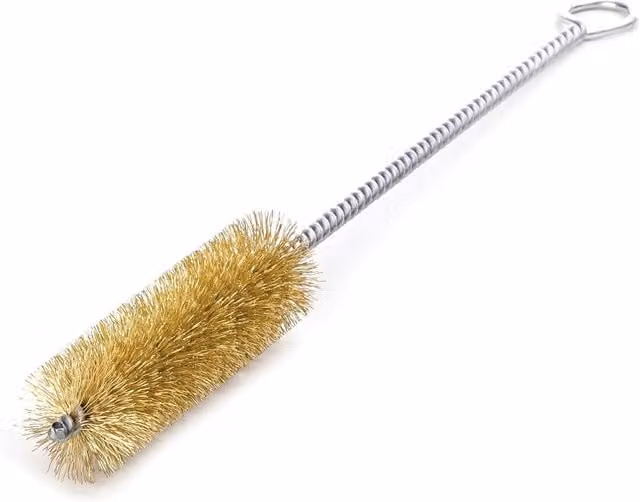 Lessmann Cylinder Brush in Gold and Multicolour