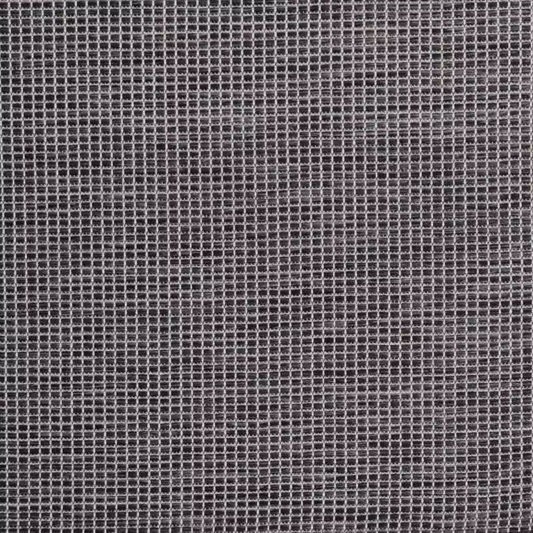 Berkfield Home Grey Outdoor Flatweave Round Rug, Diameter: 100 cm