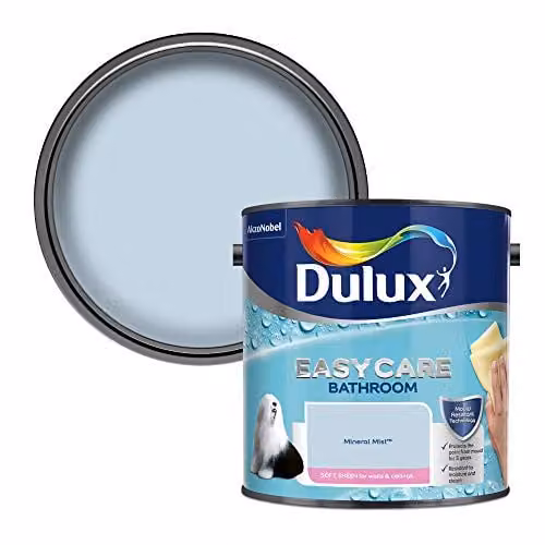 Dulux Mould Resistant Satin Gloss Water Based Paint in Blue, 2.5 l – 1