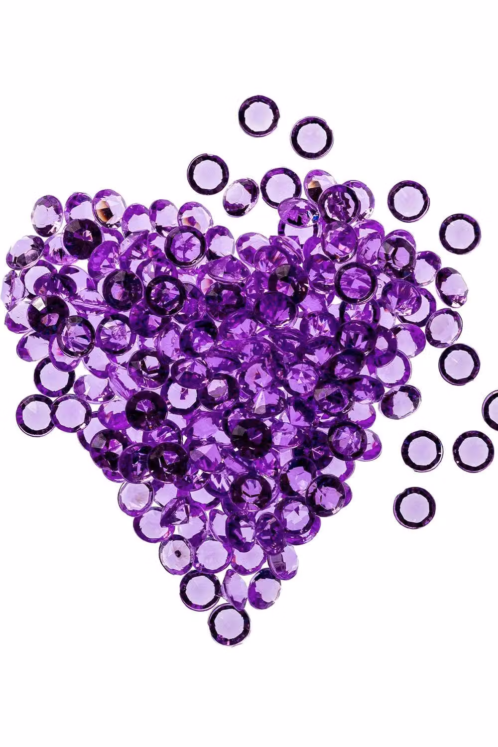 Neel Blue Acrylic Rhinestone Round Table Confetti Scatters, 4000 Pieces in Lilac/Purple – 2