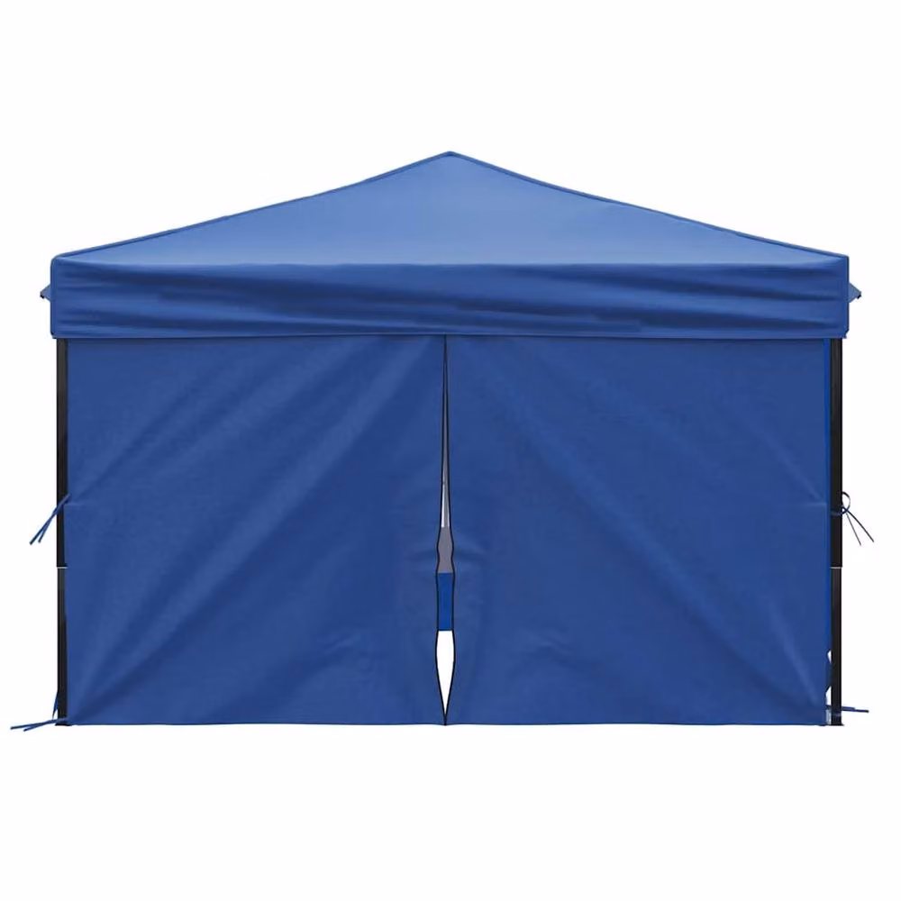 Berkfield Home Decorative Folding Party Tent with Sidewalls in Blue – 3