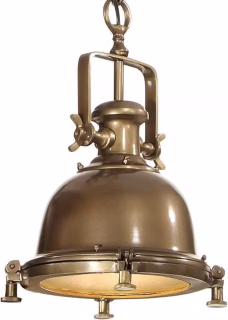 Berkfield Home Industrial Aluminium Pendant Light in Silver, W/D/H: 35 x 35 x 153 cm