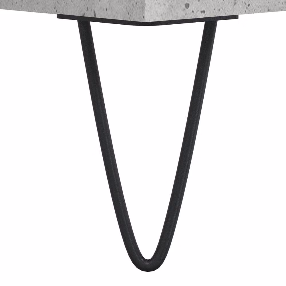 Berkfield Home Decorative Coffee Table in Concrete Grey, W/D/H: 50 x 50 x 40 cm – 3