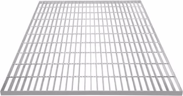 Monstershop Galvanised Steel Grating in Silver, W/D: 100 x 100 cm – 1