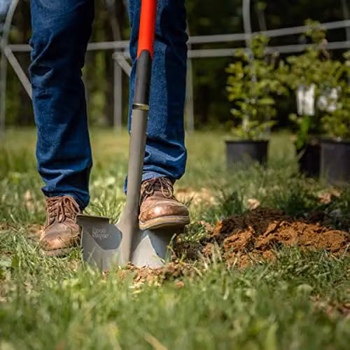 Radius Garden Root Slayer Red Round Head Root Spade Shovel – 2