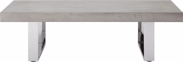 Fifty Five South Modern Grey Elm Wood Coffee Table – 1