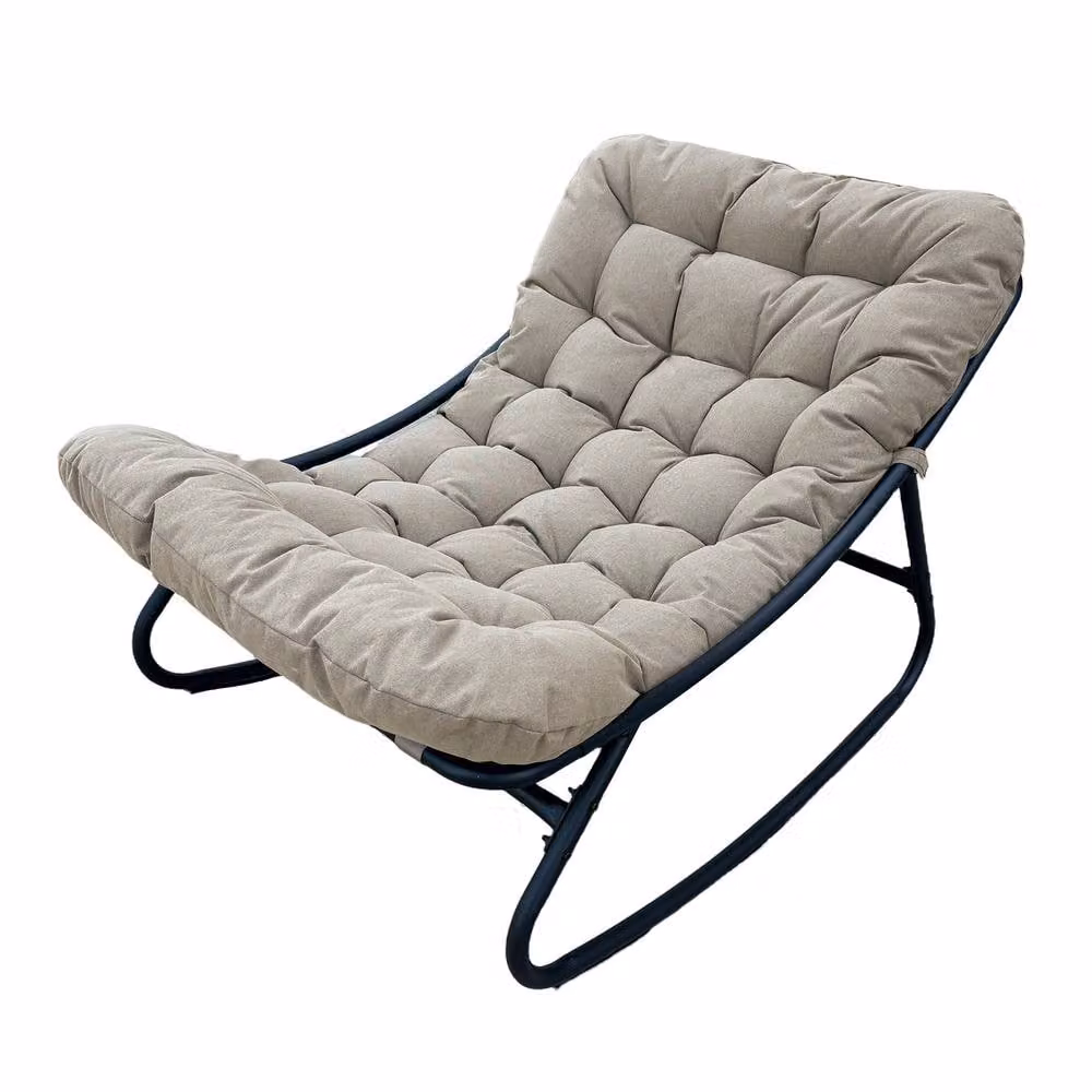 Artemis Home Solace Outdoor Rocking Chair in Light Brown – 2