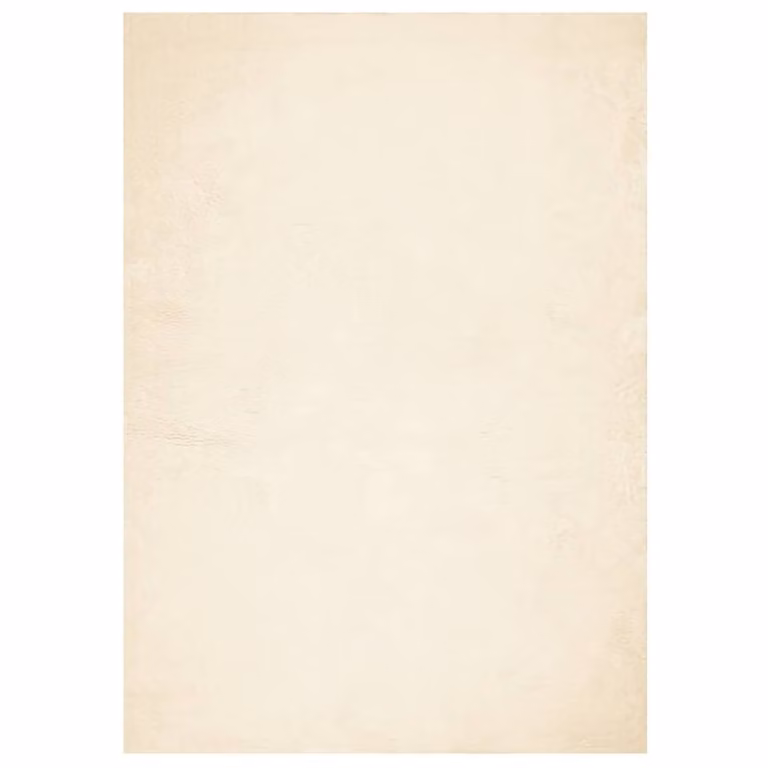 Berkfield Home HUARTE Short Pile Washable Rug in Beige, W: 160 cm, L: 230 cm