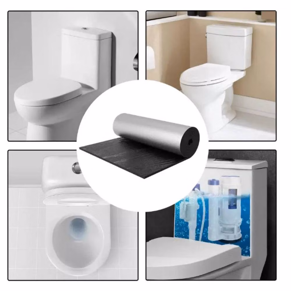 PAWNORA Toilet Cistern Anti Condensation Insulation Pad in Black – 6