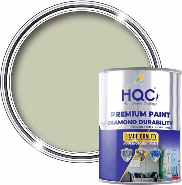 HQC PAINTS Exterior Wall Insulating Paint in Green, 1L