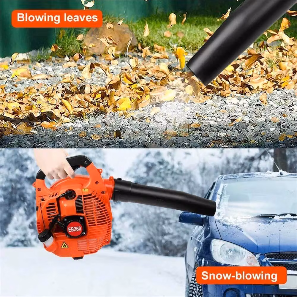 Ventryn 26cc Handheld 2-Stroke Petrol Leaf Blower in Orange – 6