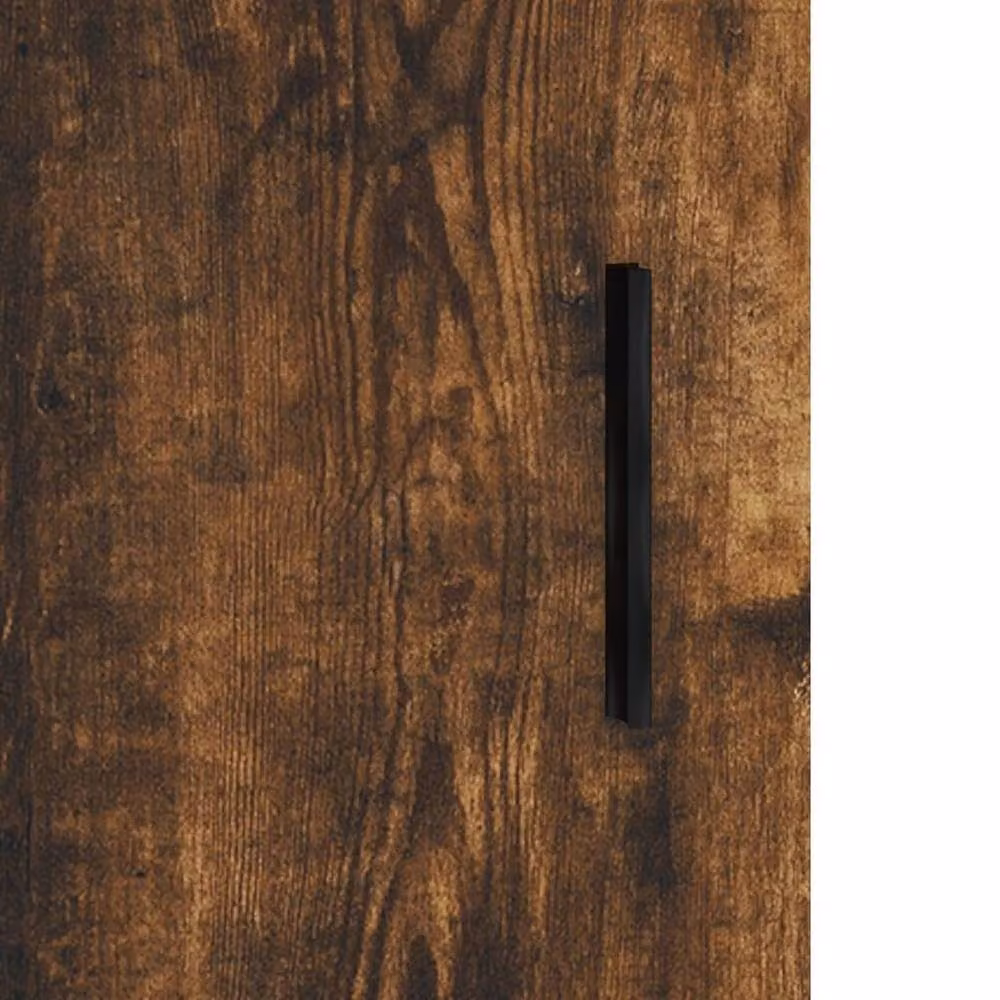 Berkfield Home Smoked Oak Sideboard in Brown, W/D/H: 90 x 34 x 80 cm – 6