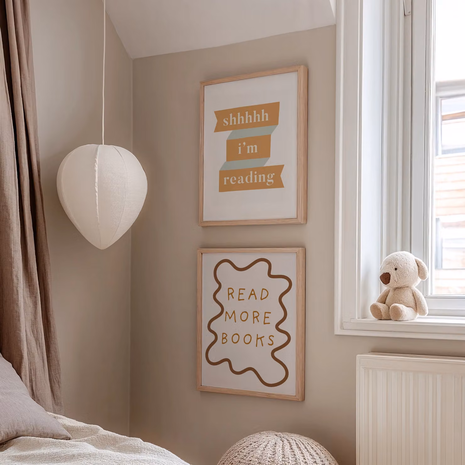 Autumns Corner Read More Books Typography Print Wavy Edition A2 – 2