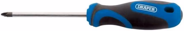 Draper Manual Pozi Screwdriver in Silver and Blue – 1
