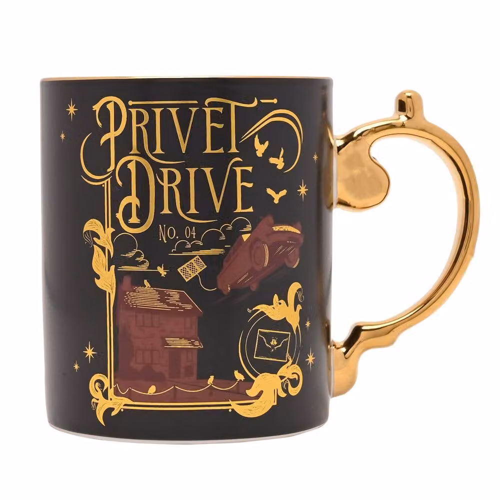 Widdop and Co Harry Potter Privet Drive Collectable Ceramic Mug in Black and Gold – 3