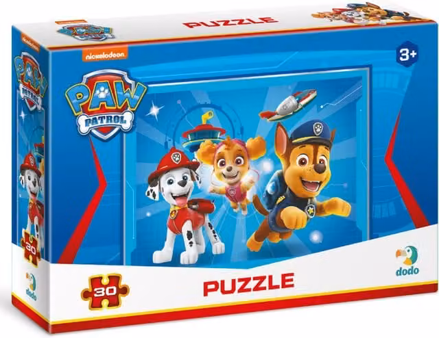 DODO Paw Patrol 30 Piece Blue Jigsaw Puzzle