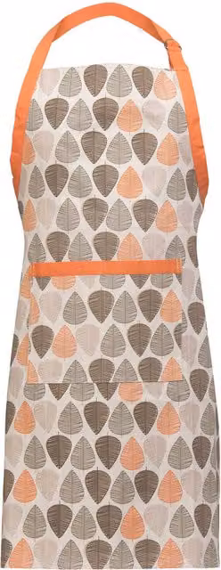 Orsina Orange Leaf Apron in Multicolour Orange – 1