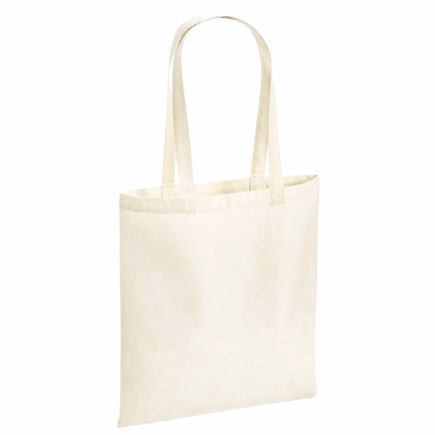 Westford Mill Cotton Tote Bag in Beige, W: 42.0 cm, H: 38.0 cm, D: 10.0 cm – 2