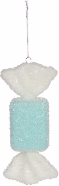 KDMD Turquoise Abstract Rectangle Candy Hanging Decoration, 18 cm