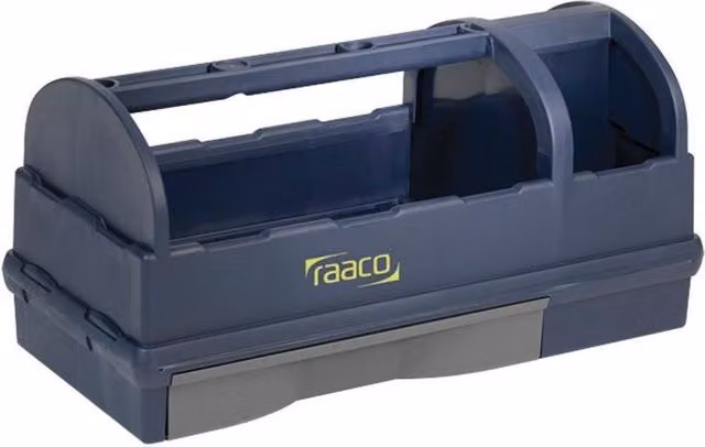 Raaco Professional Open Plastic Toolbox in Blue – 1
