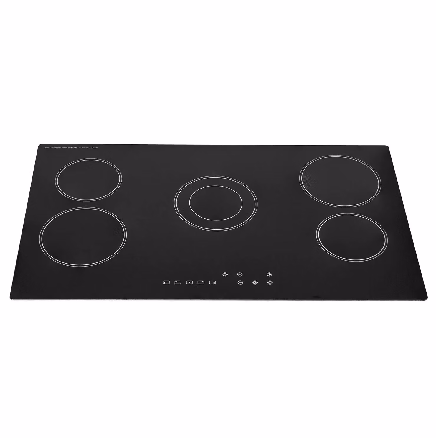 SIA CERH90BL Black 5 Zone Frameless Touch Control Electric Ceramic Hob – 3