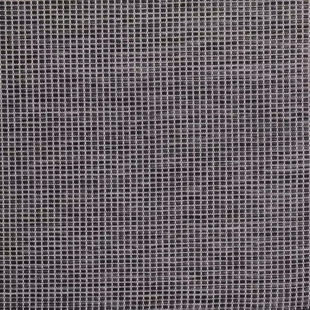 Berkfield Home Grey Outdoor Flatweave Round Rug, Diameter: 80 cm – 2
