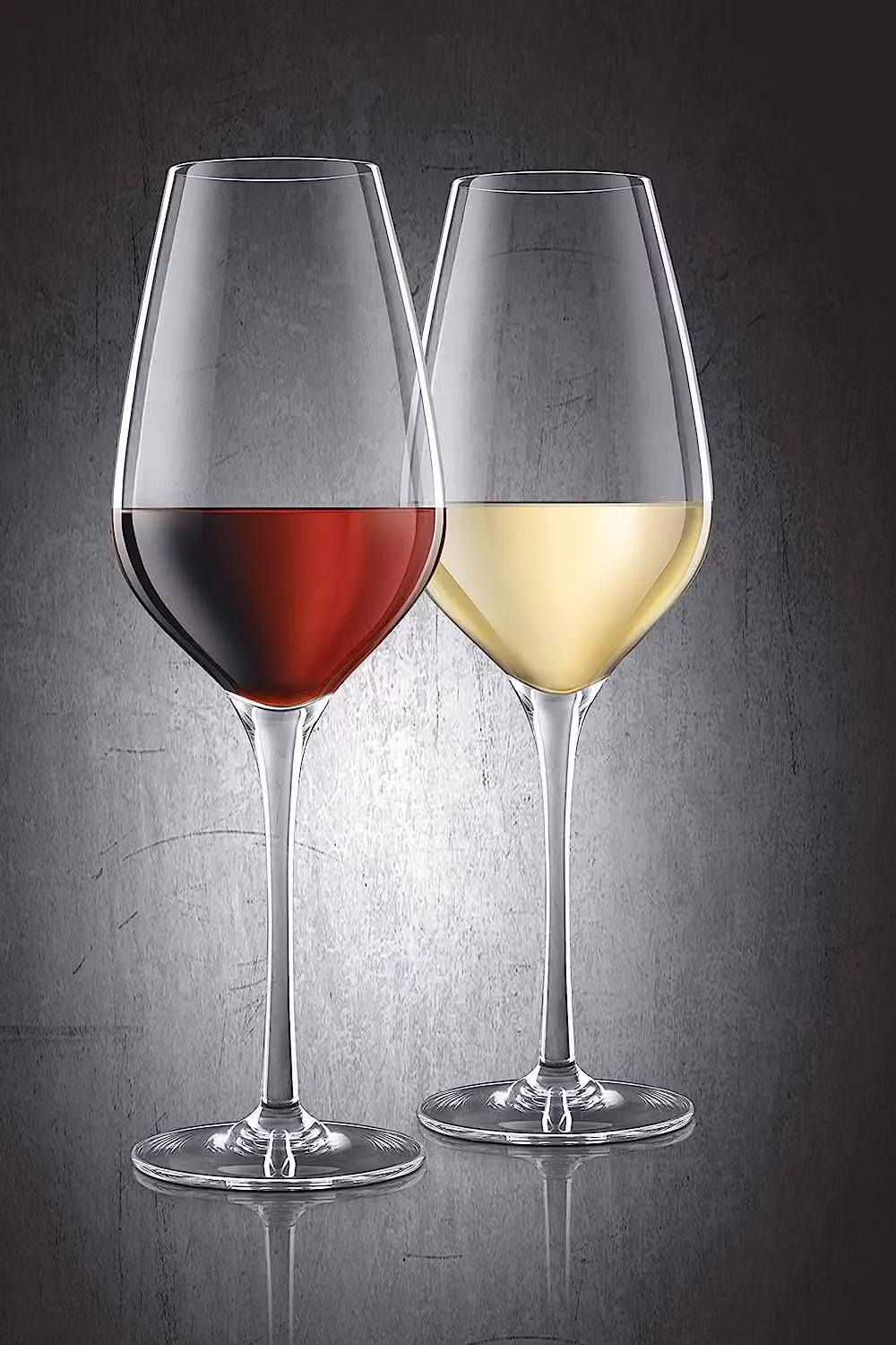 Final Touch Set of 6 Everyday Lead Free Crystal Wine Glasses, 620ml, Clear – 2