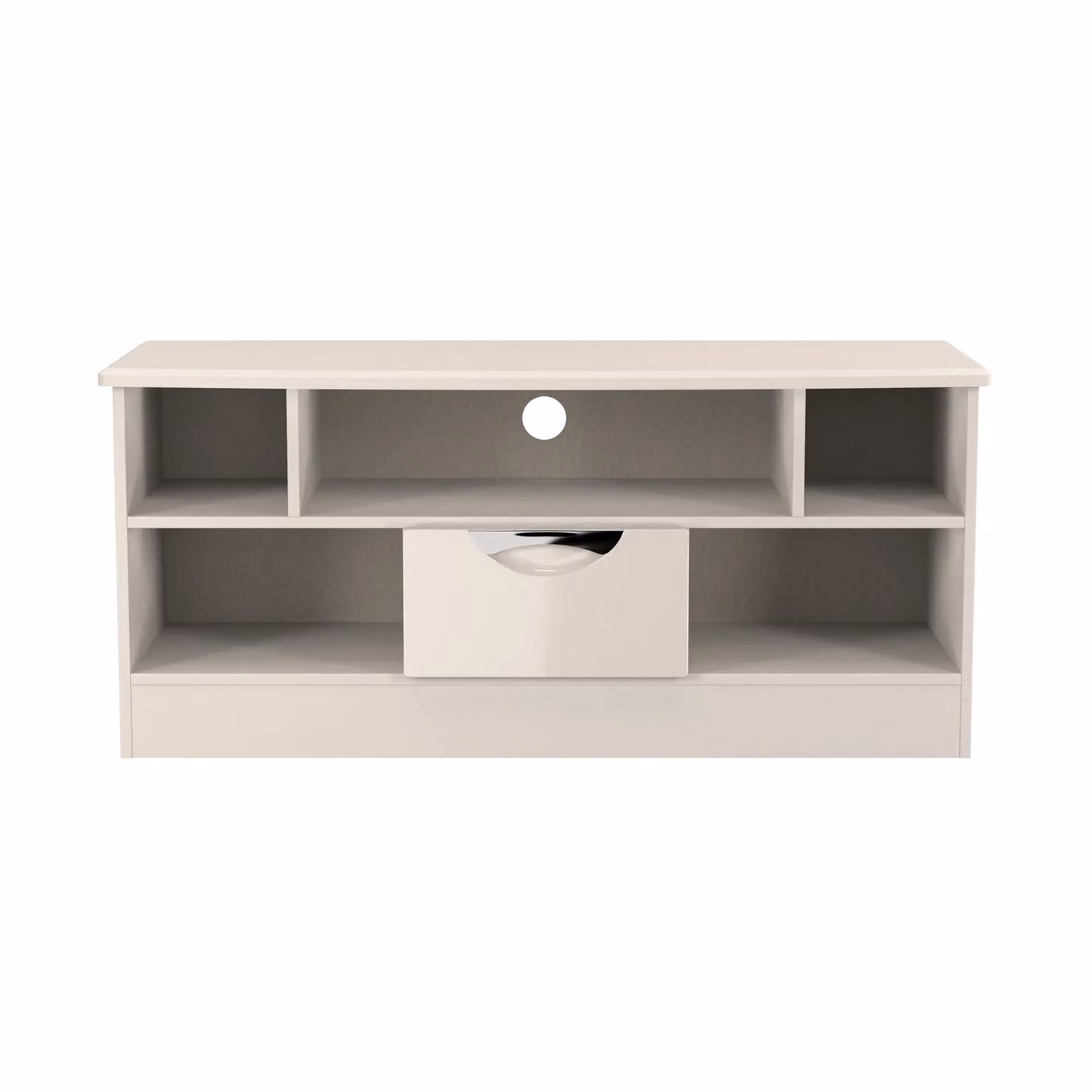 2 U Holborn Ready Assembled 1 Drawer TV and Media Unit in Taupe – 2