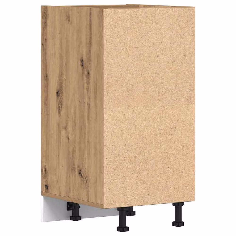 Berkfield Home Artisan Oak Kitchen Base Unit in Brown, W/D/H: 40 x 44.5 x 81.5 cm – 4
