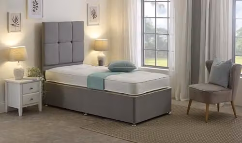 eXtreme Comfort Ltd Cloud Essentials White Damask Tufted Junior Mattress – 2