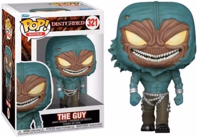 Funko Pop Rocks Disturbed The Guy Vinyl Figure, Multicoloured
