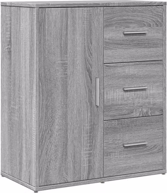 Berkfield Home Modern Grey Sonoma Sideboard W: 60 cm, D: 31 cm, H: 70 cm – 1