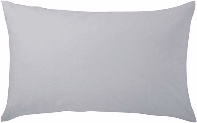 Helena Springfield Silver Brushed Cotton Flannelette Standard Pillowcase Pair
