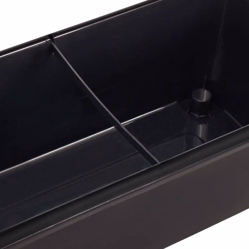 Berkfield Home Black Plastic Raised Bed W: 77 cm, D: 38.7 cm, H: 82 cm – 3